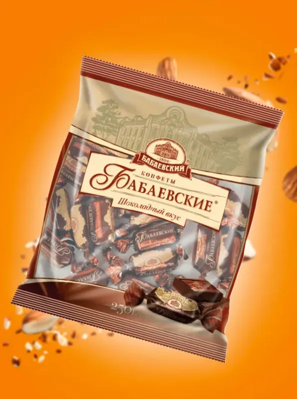 "БАБАЕВСКИЕ" Конфеты Шоколадный вкус 250gr