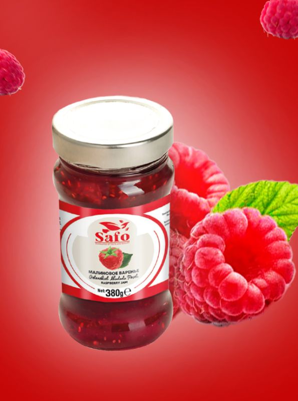 "SAFO" Малиновое варенье 380gr