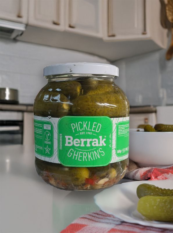 “BERRAK” Огурцы маринованные 1700мл