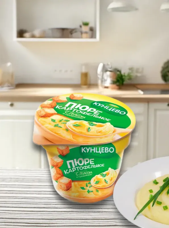 Пюре картофельное с луком и сухариками 40гp