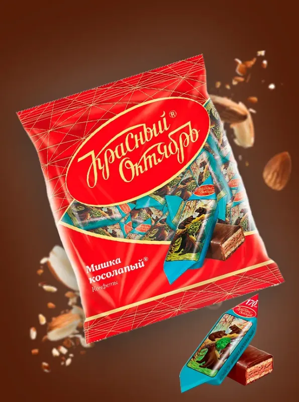"КРАСНЫЙ ОКТЯБРЬ" Конфеты Мишка косолапый 200gr