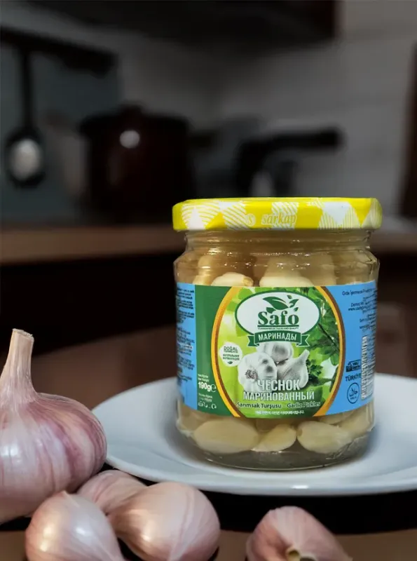 "SAFO" Чеснок маринованный 190gr