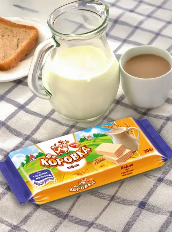 "КОРОВКА" Вафли вкус топленое молоко 300gr