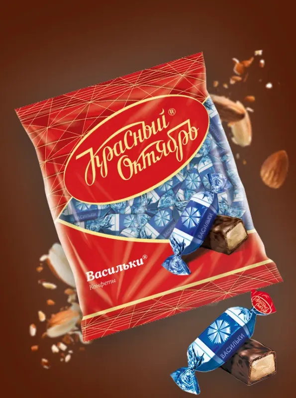 "КРАСНЫЙ ОКТЯБРЬ" Конфеты Васильки 250gr