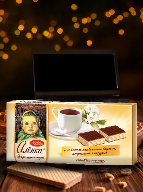 "АЛЁНКА" Вафельный торт 250gr