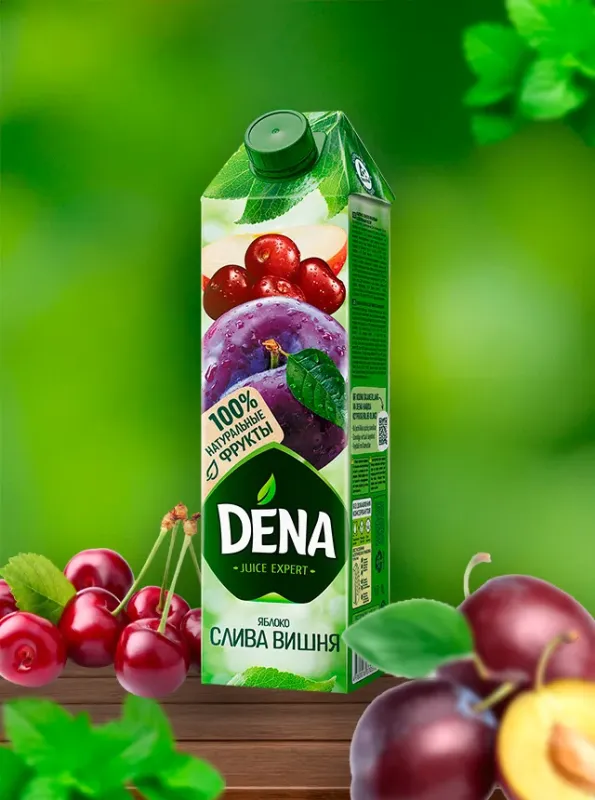 "DENA" Слива-Вишня 1L