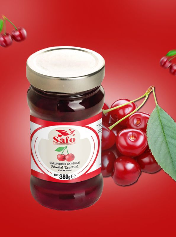 "SAFO" Вишневое варенье 380gr