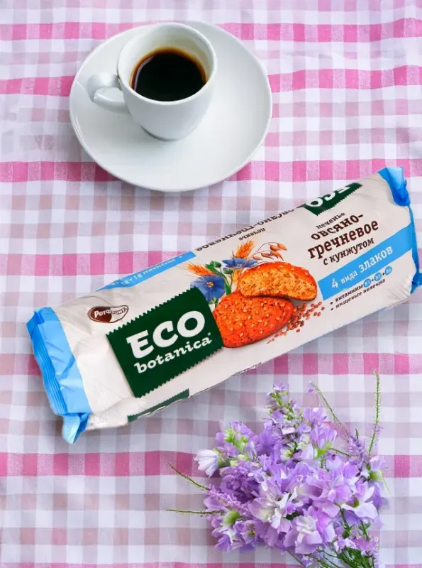 "ECO BOTANICA" Печенье Овсяно-гречневое с кунжутом 280gr