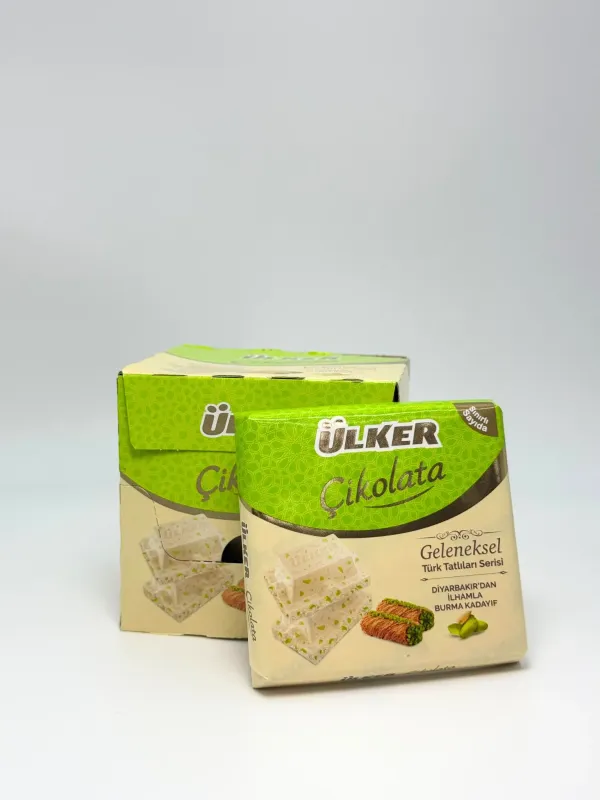 ULKER Белый шоколад с кадаифом 60гр