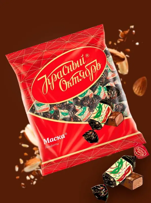 "КРАСНЫЙ ОКТЯБРЬ" Конфеты Маска 250gr