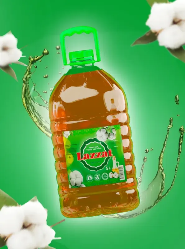 Хлопковое масло "Lazzat", 5 л