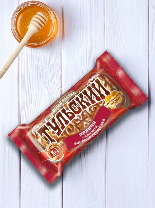 "ЯСНАЯ ПОЛЯНА" Тульский пряник с вареной сгущенкой 140gr