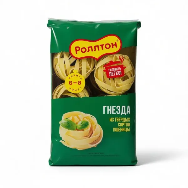 ROLLTON макароны яичные гнезда 400 гр