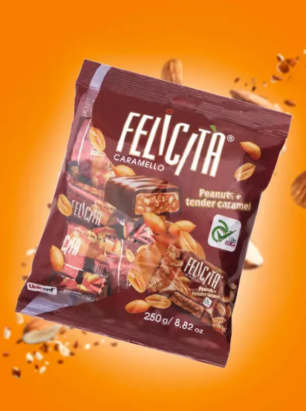 "FELICITA" Карамель и арахис 250gr