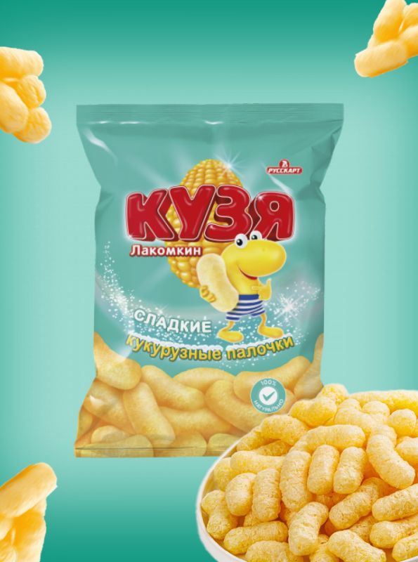 "КУЗЯ" Кукурузные палочки 140gr
