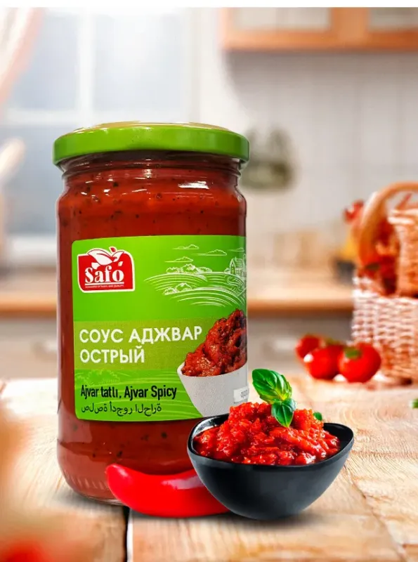 "SAFO" Соус Аджвар острый 290gr