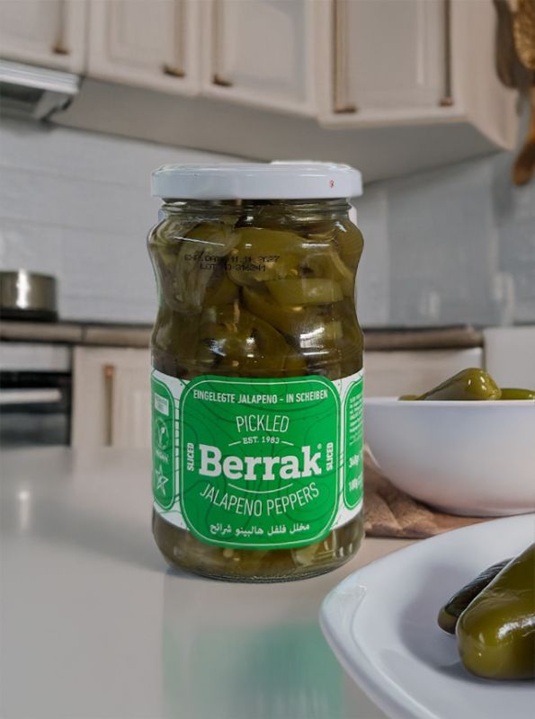 BERRAK” Перец халапеньо маринованный 370мл