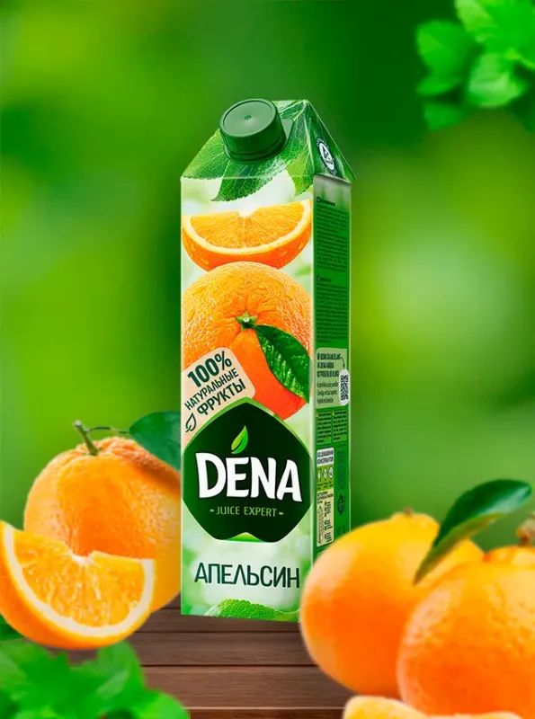 "DENA" Апельсин 1L