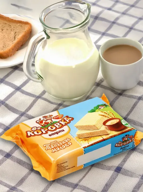 "КОРОВКА" Вафли вкус топленое молоко 75gr