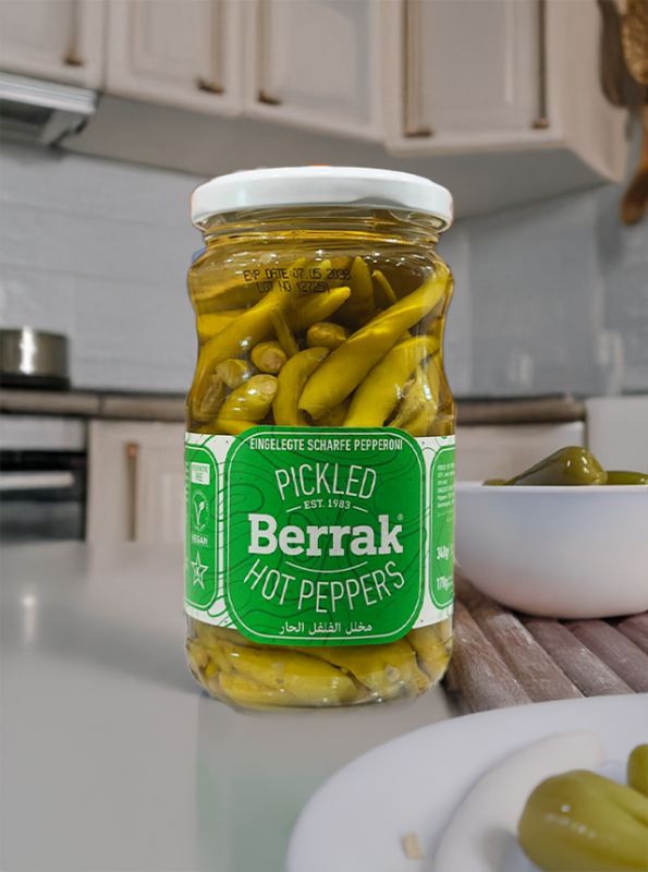 “BERRAK” Перец острый маринованный 370мл