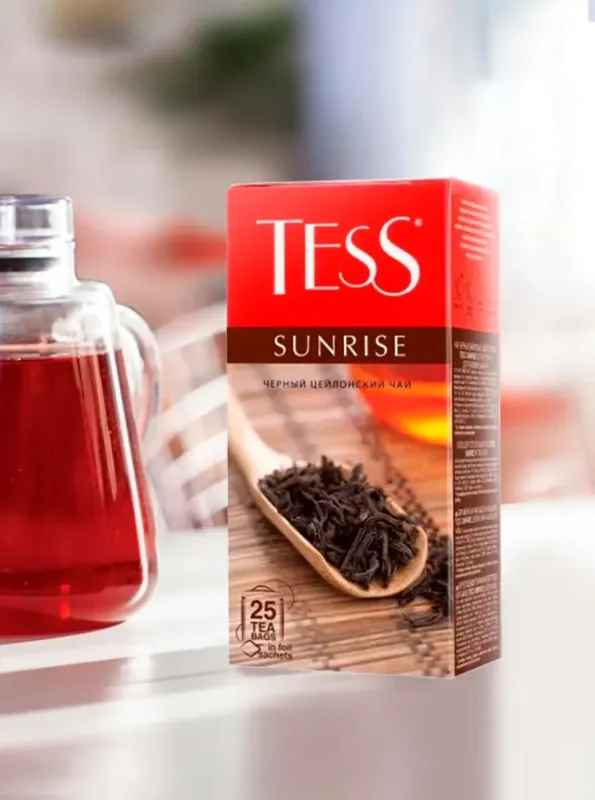 "TESS" Черный чай SUNRISE цейлонский 25 pcs