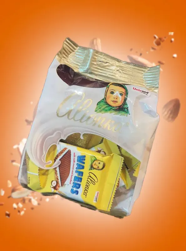 Вафли "АЛЁНКА" с фундуком и вкусом какао, 200 гp