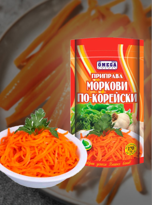 "OMEGA" Приправа моркови по-корейски 170gr