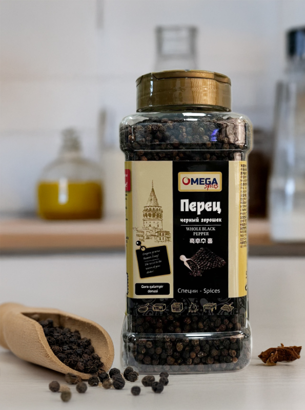 "Омега" Перец Черный Горошек 500гp