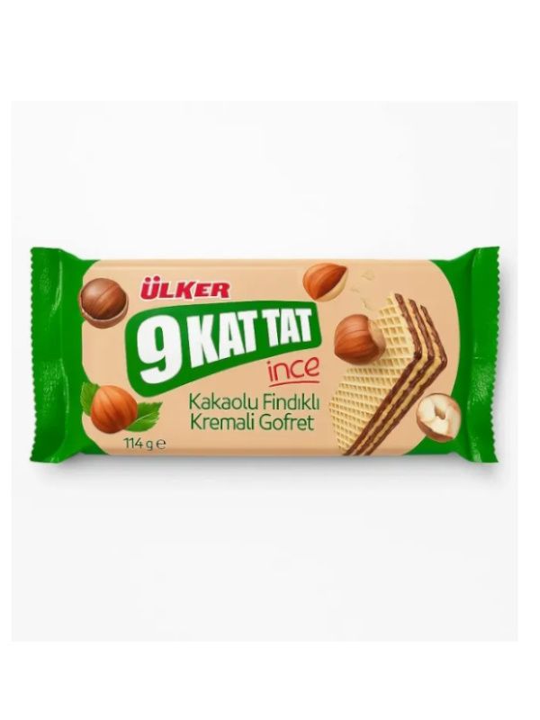 ULKER Вафли с фундуком 114гр.